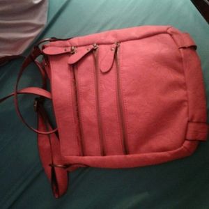 Orange/Brown purse , blue purse, silver wallet